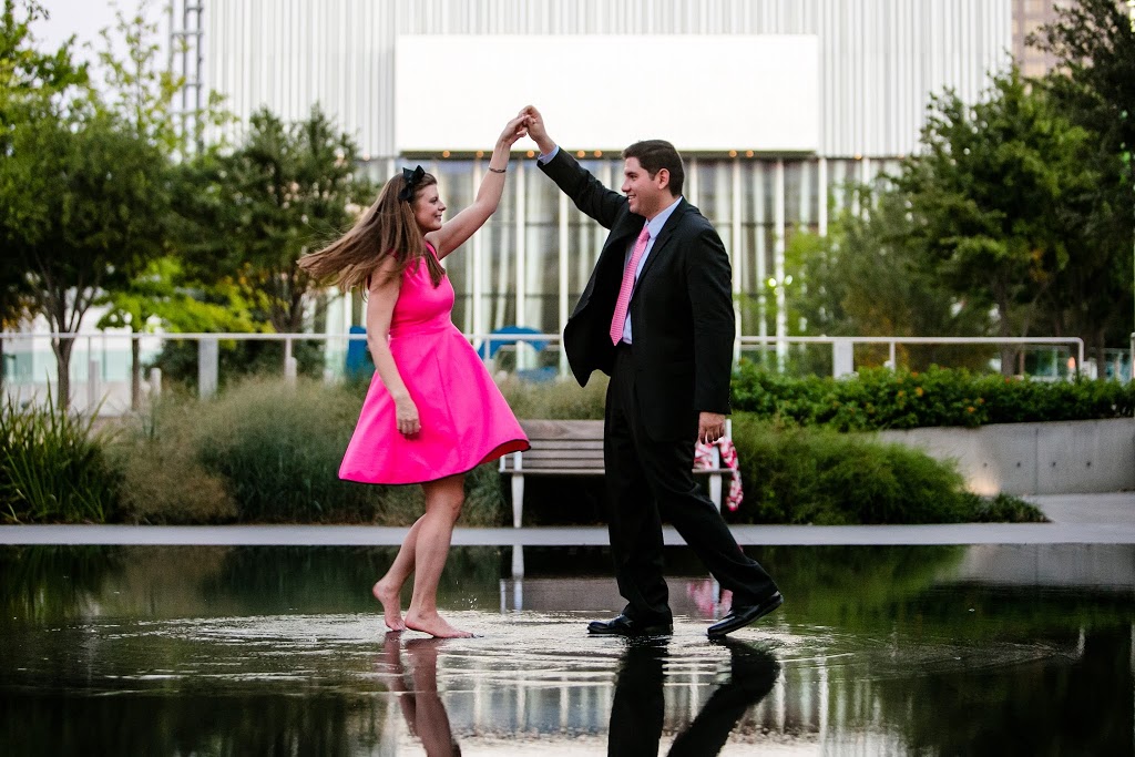 A small glimpse into our Dallas Arts District engagement session, including the AT&T Performing Arts Center, Nasher, the DMA, and the Belo!