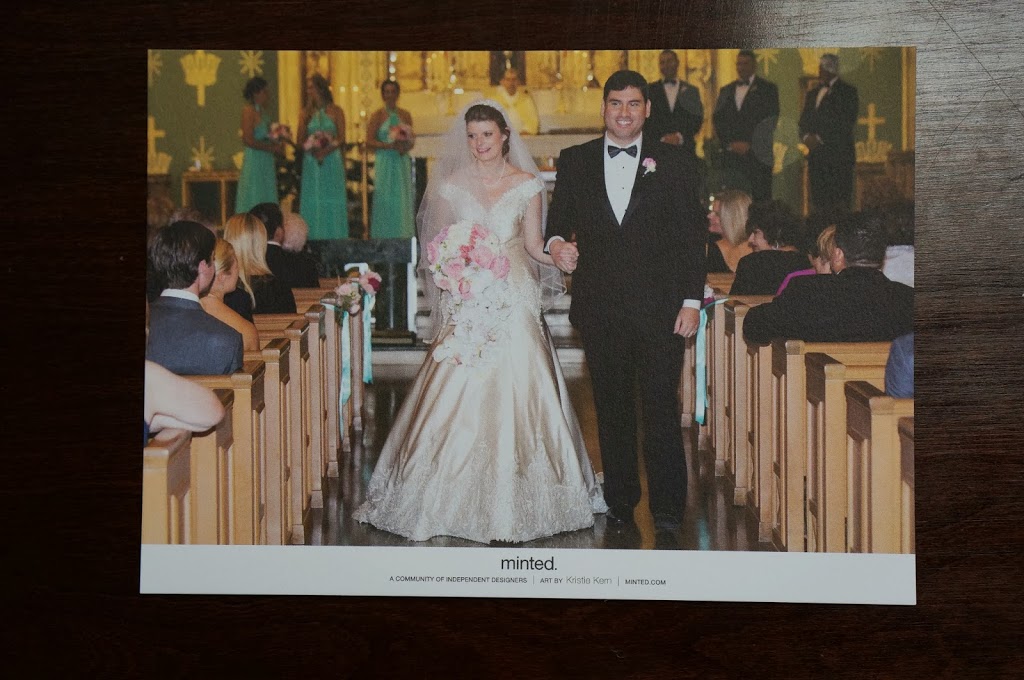 Journey of Doing - Minted first married Christmas card