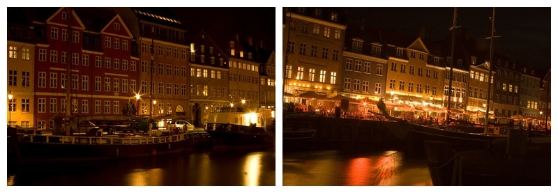 Journey of Doing - Copenhagen harbor at night