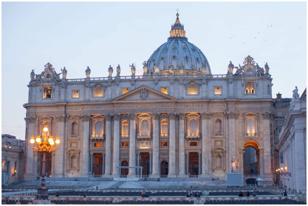 Journey of Doing - Vatican City at blue hour