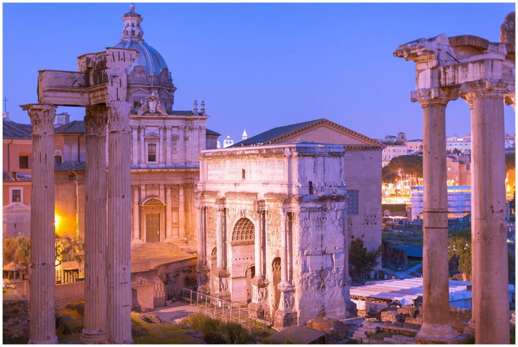 Journey of Doing - Rome at blue hour