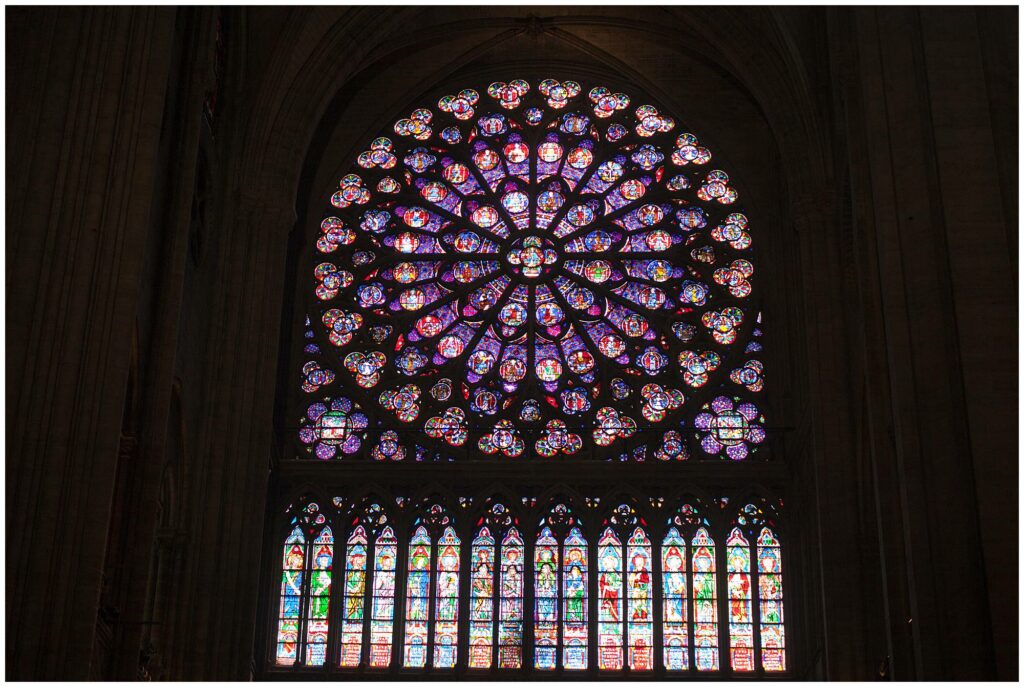 Journey of Doing - Notre Dame rose window Paris