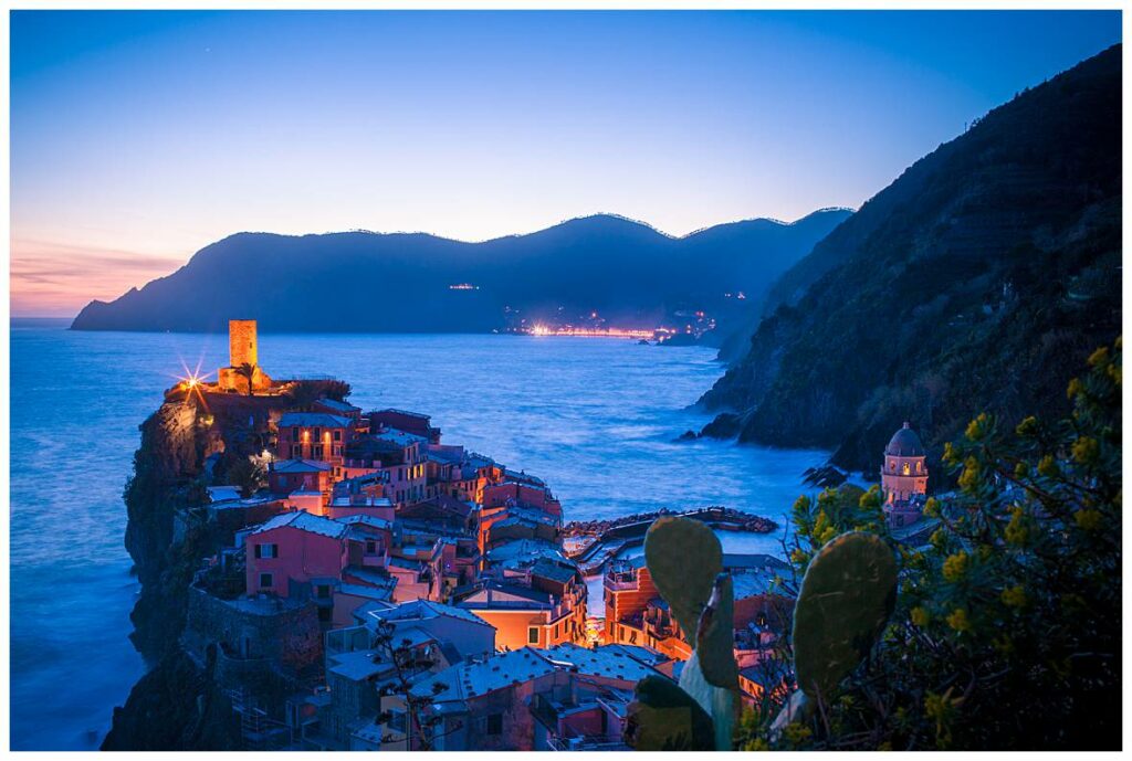 Journey of Doing - Vernazza at blue hour