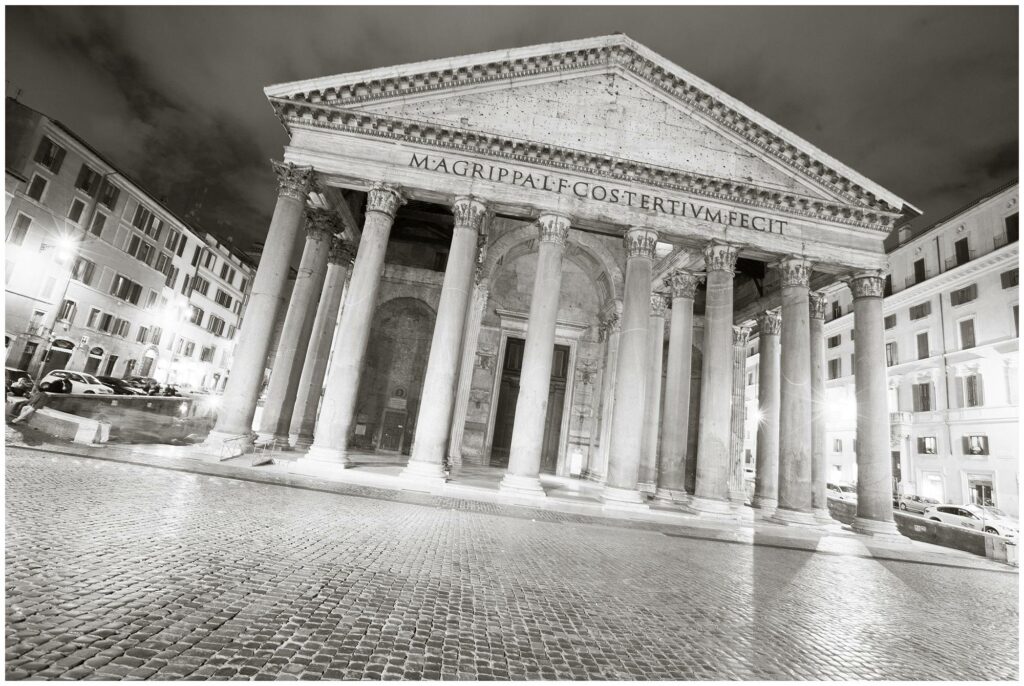 Journey of Doing - Pantheon by night