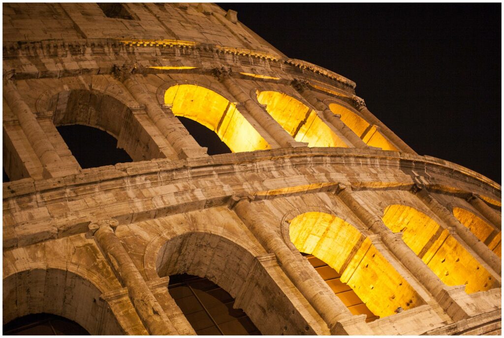 Journey of Doing - Colosseum by night