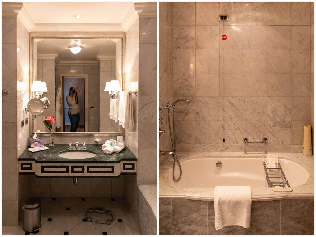Journey of Doing - St Regis Florence premium deluxe bathroom
