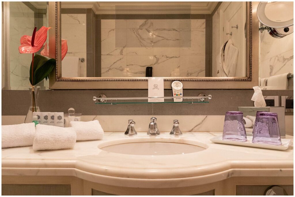 Journey of Doing - St Regis Florence deluxe bathroom