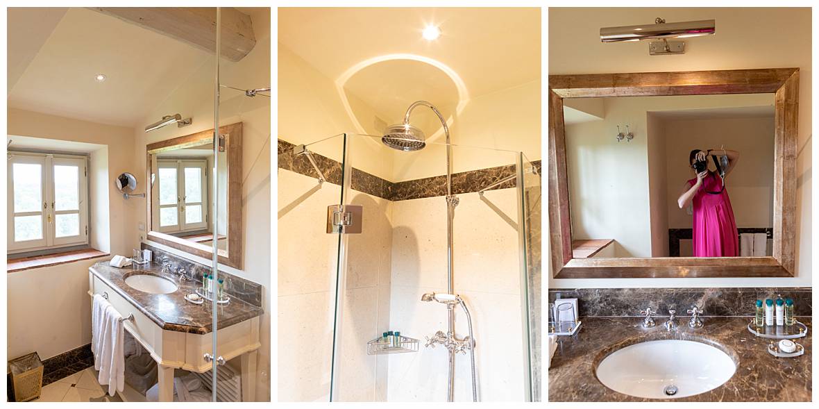 Journey of Doing - Il Borro Tuscany Cottage bathroom details