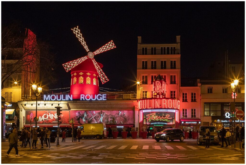 Journey of Doing - Moulin Rouge at night
