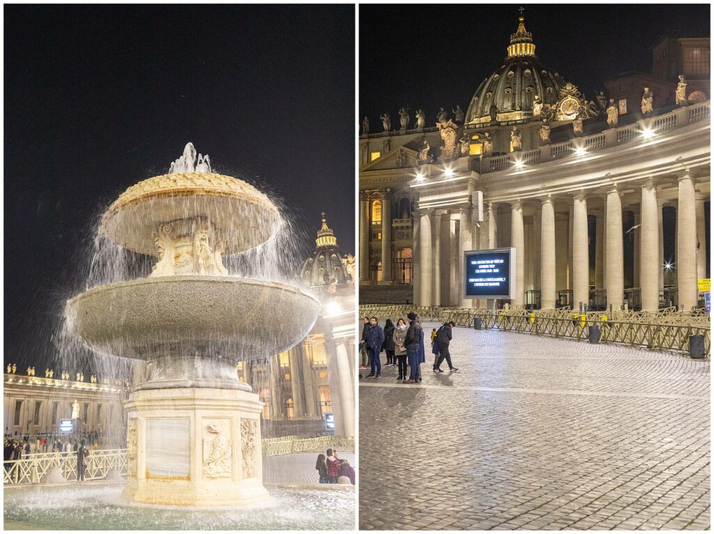 Journey of Doing - Vatican City at night