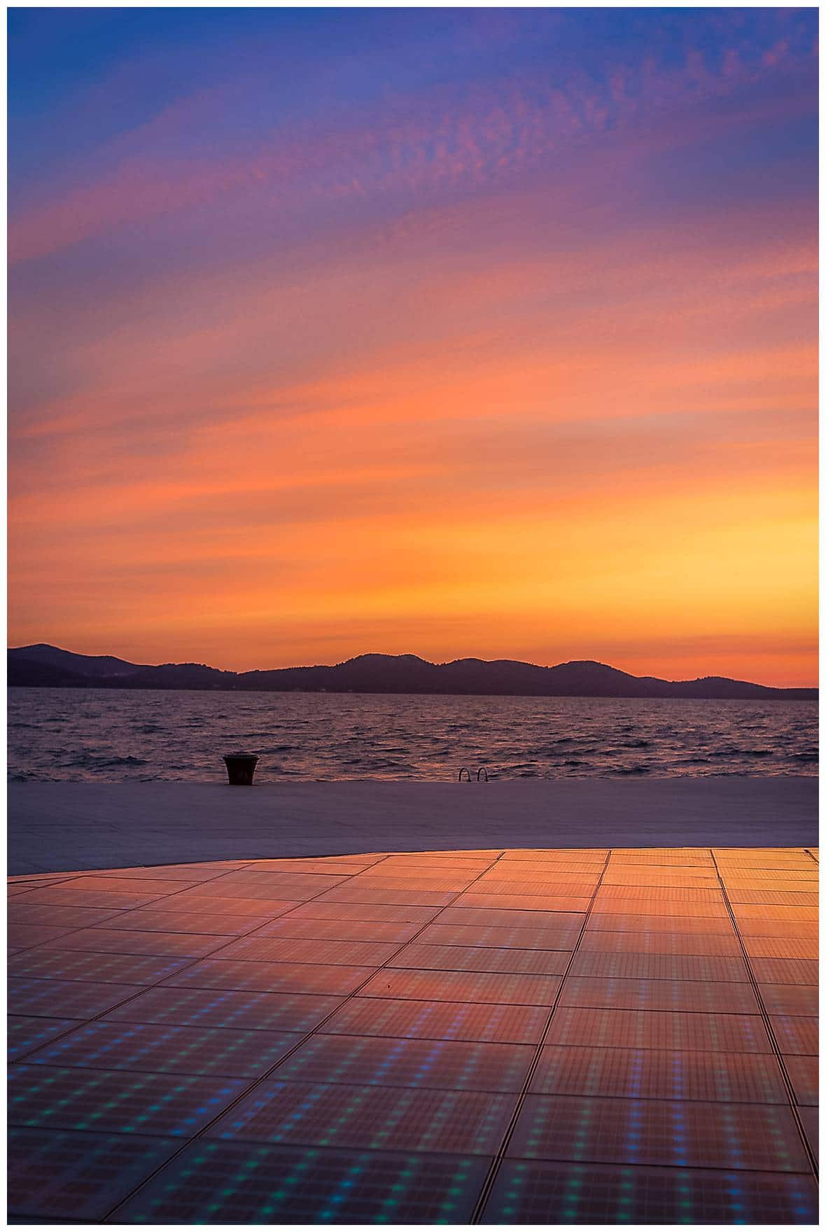 Journey of Doing - Sunset in Zadar