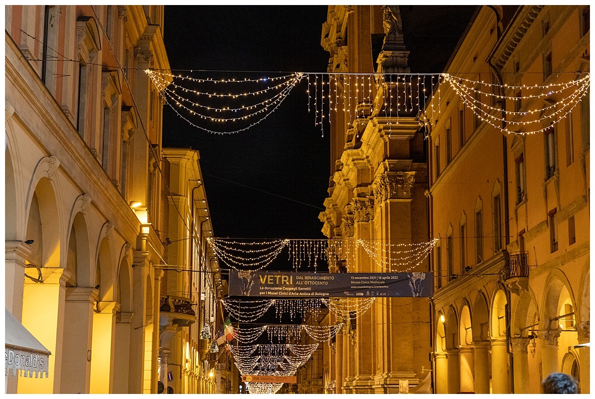 Journey of Doing - Bologna Christmas lights