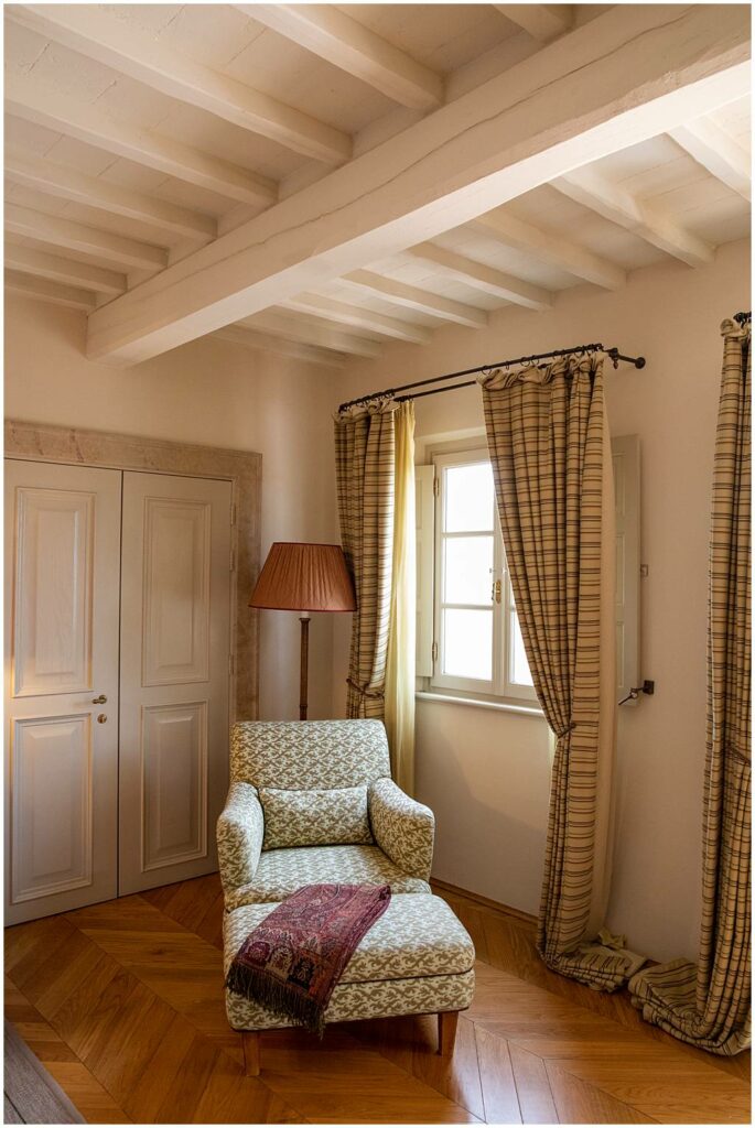 Rosewood Montalcino Castiglion del Bosco Terrace Suite bedroom