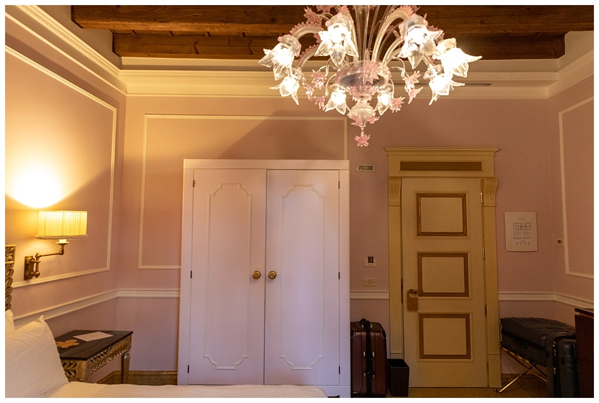 Elegant room at Villa Cordevigo hotel