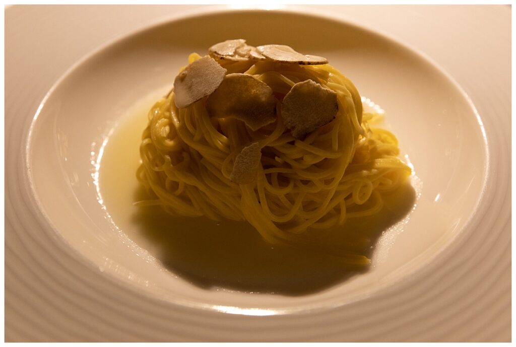 Journey of Doing - White truffle pasta at St. Regis Florence