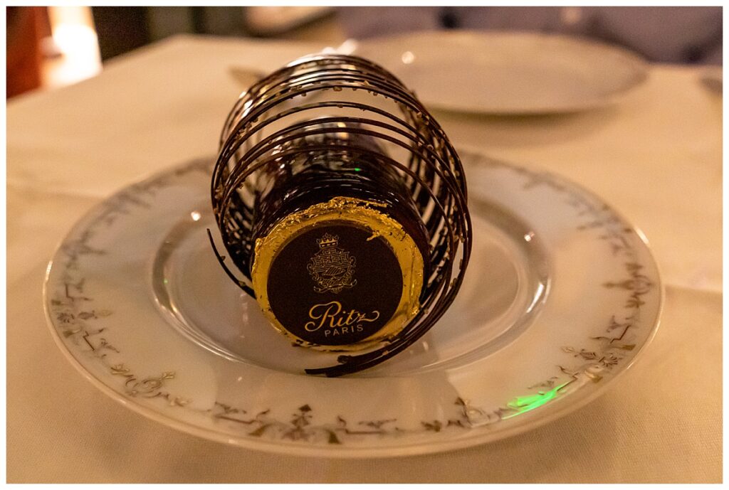 Buche de Noel at the Ritz Paris