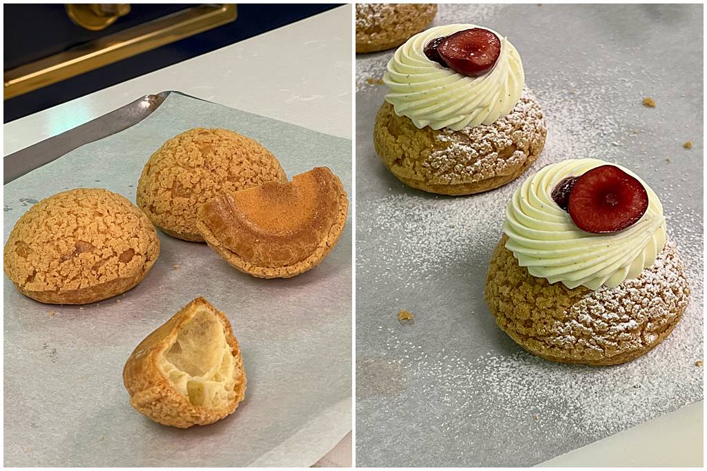 Journey of Doing - Ritz Paris pastry school - choux with Chantilly cream