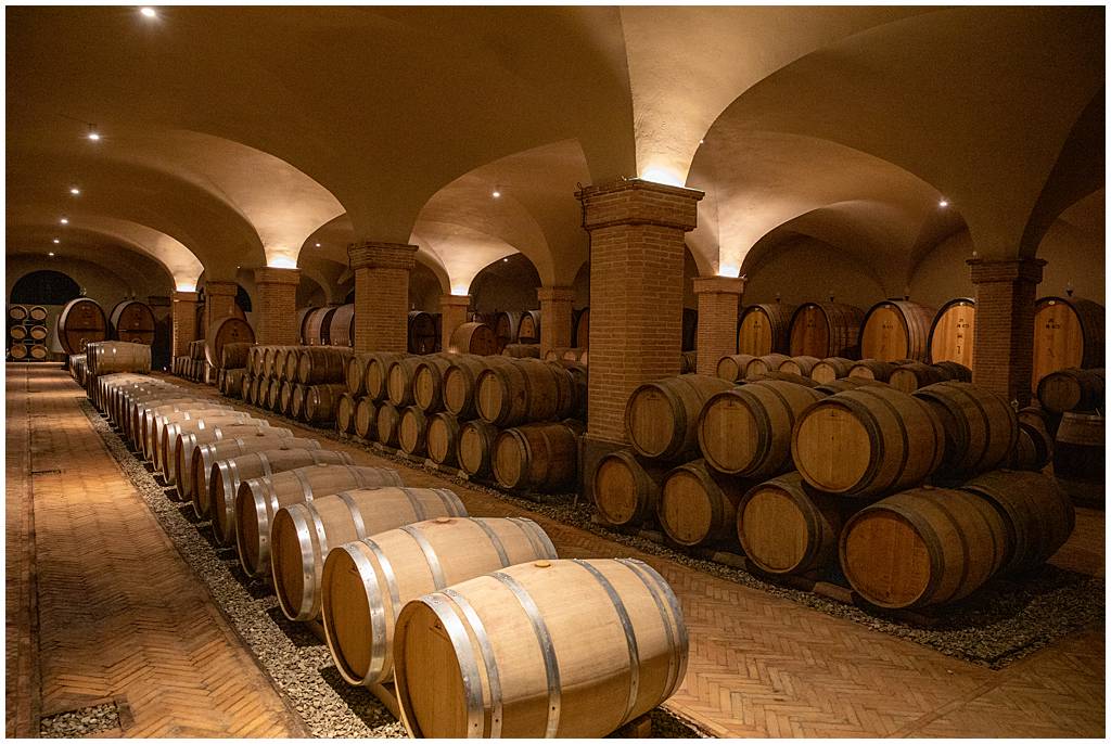 Journey of Doing - Castiglion del Bosco wine cellar