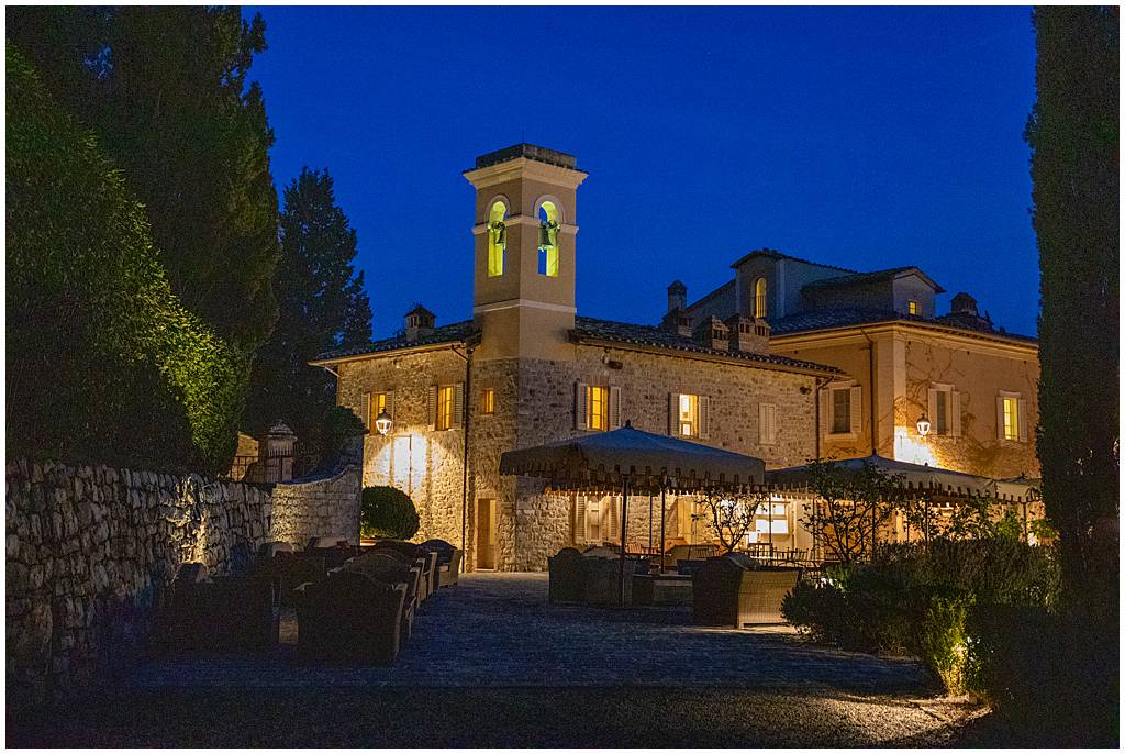 Journey of Doing - Rosewood Castiglion del Bosco at blue hour