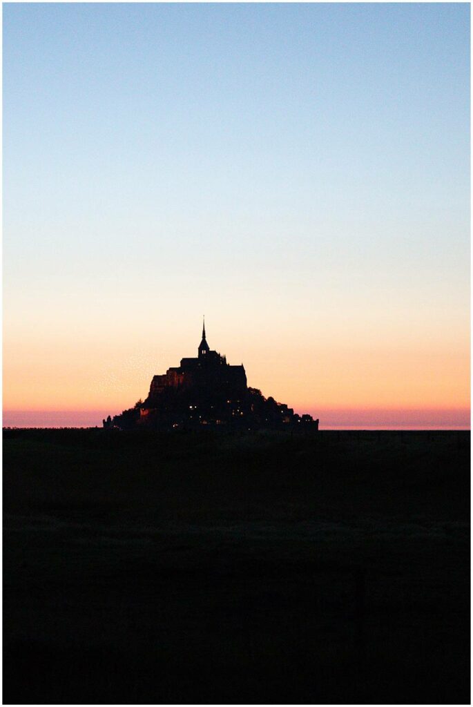 Journey of Doing - Mont St Michel at sunset