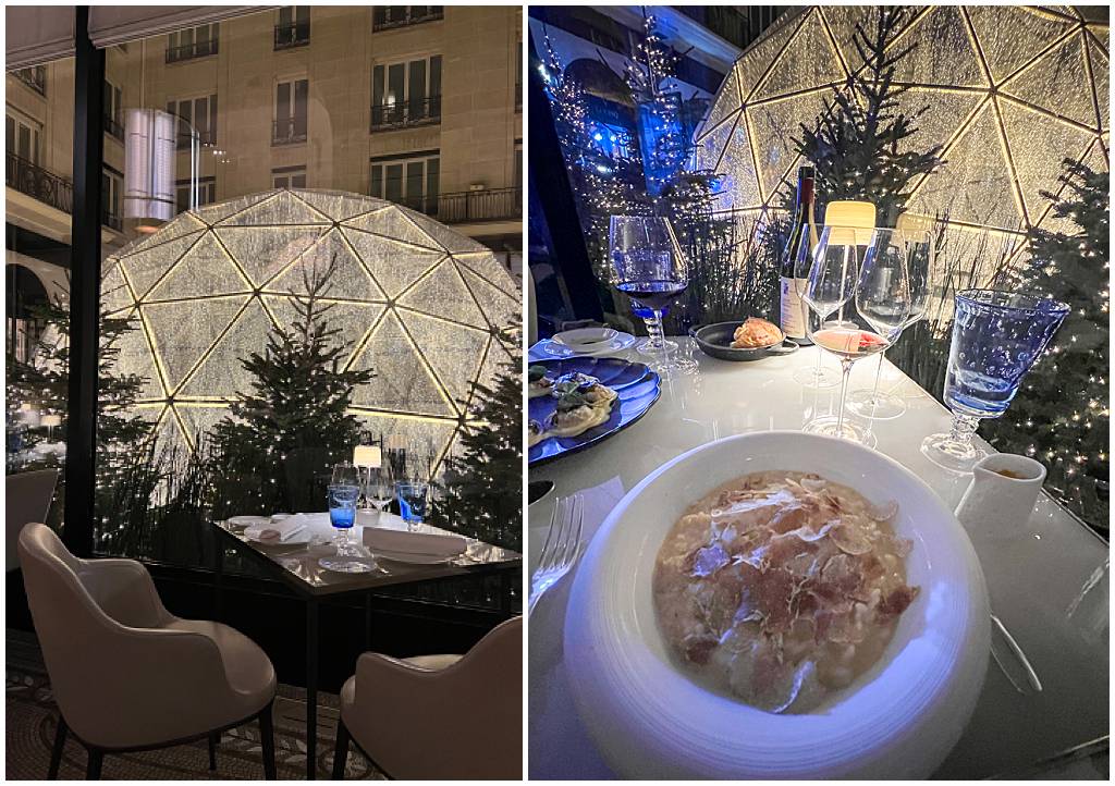 Journey of Doing - Le George Four Seasons Paris at Christmas